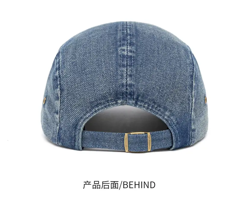 Women Denim Cap Blue 13cm Deep Back — feature 9