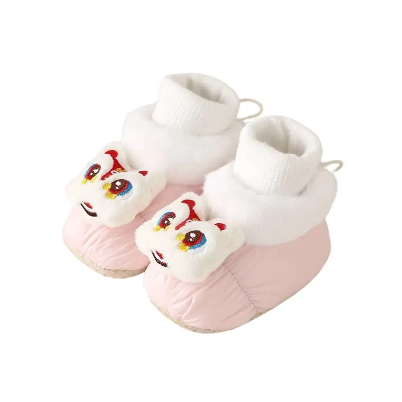 Cute Cartoon Baby Footwear for Toddler Warm Soft Sole