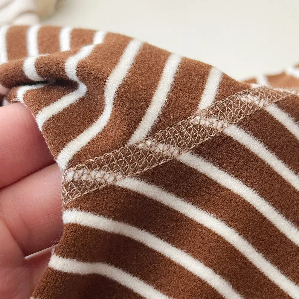Children's Striped Thermal Top Winter Base Layer — feature 11