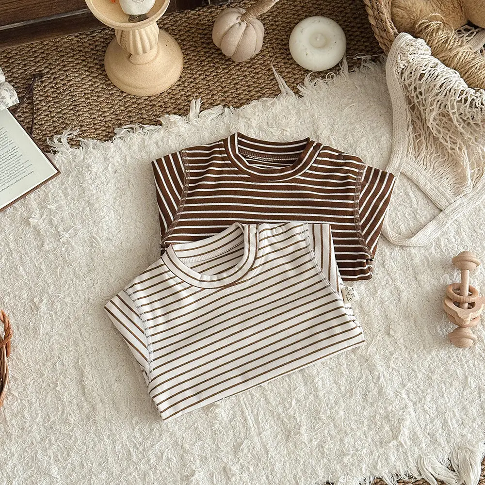 Children's Striped Thermal Top Winter Base Layer — feature 2
