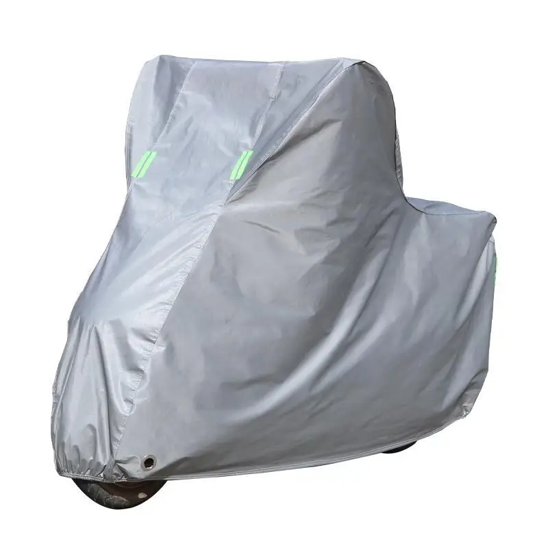 Motorcycle Rainproof Sunproof Cover Green Camo 600