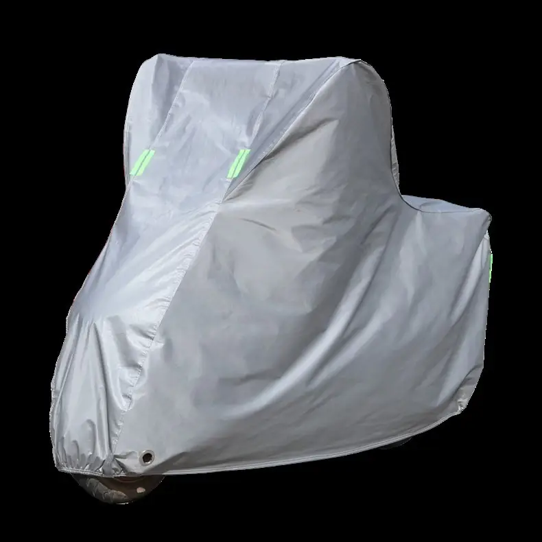 Motorcycle Rainproof Sunproof Cover Green Camo 600 — feature 25