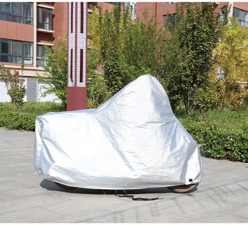 Motorcycle Rainproof Sunproof Cover Green Camo 600 — feature 9