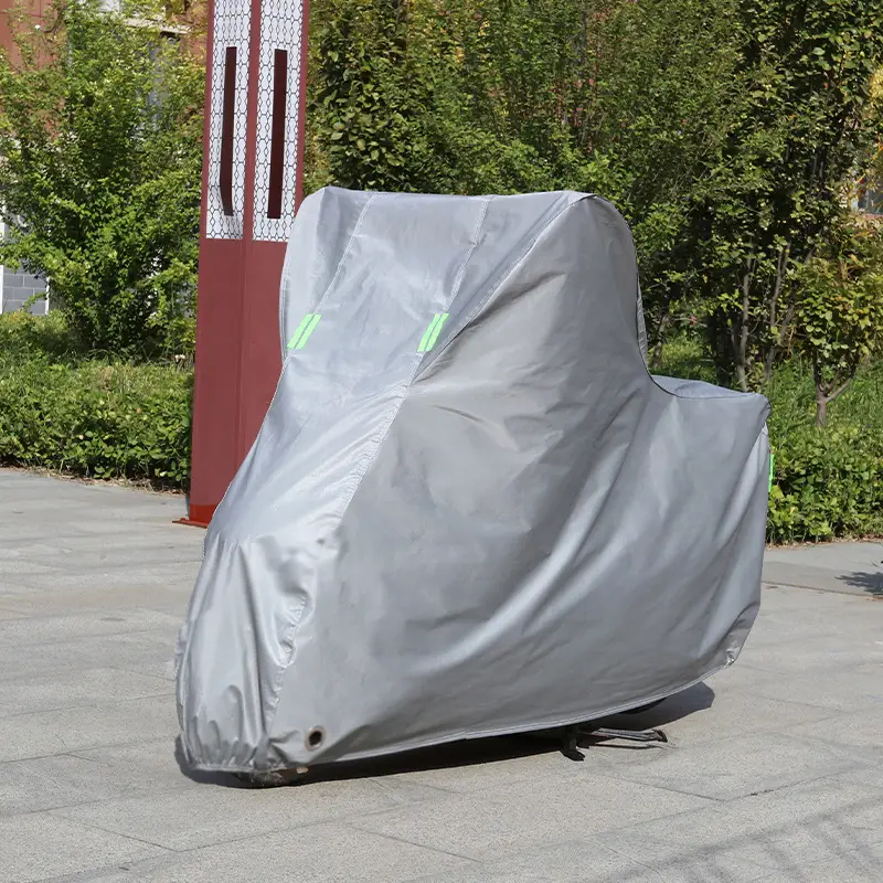 Motorcycle Rainproof Sunproof Cover Green Camo 600