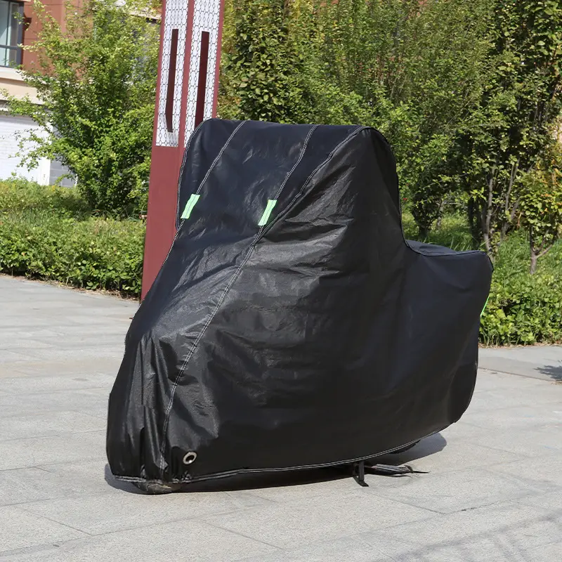 Motorcycle Rainproof Sunproof Cover Green Camo 600