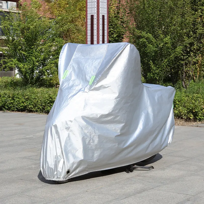 Motorcycle Rainproof Sunproof Cover Green Camo 600