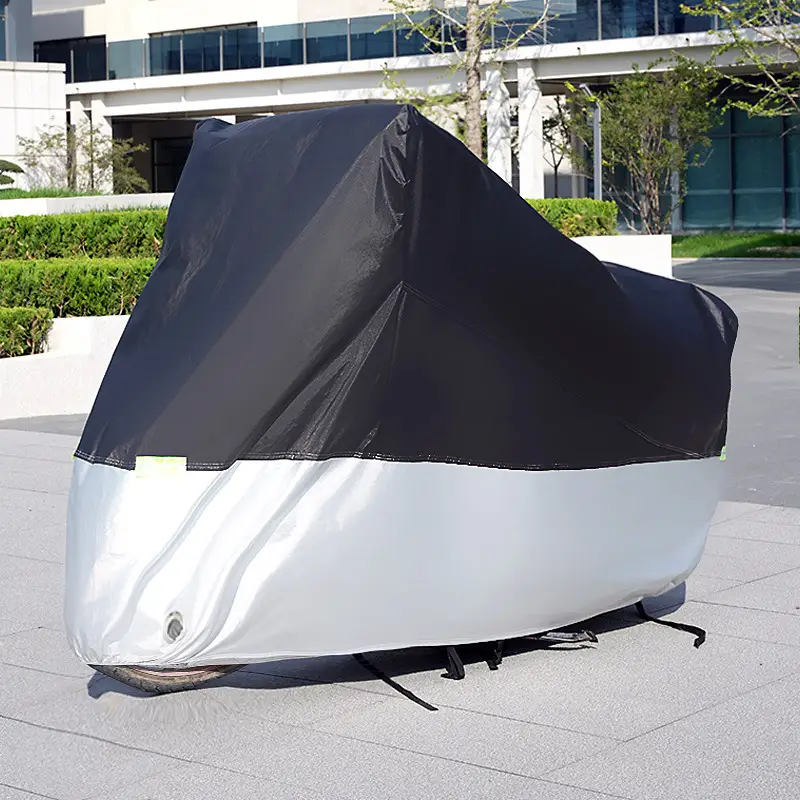 Motorcycle Rainproof Sunproof Cover Green Camo 600