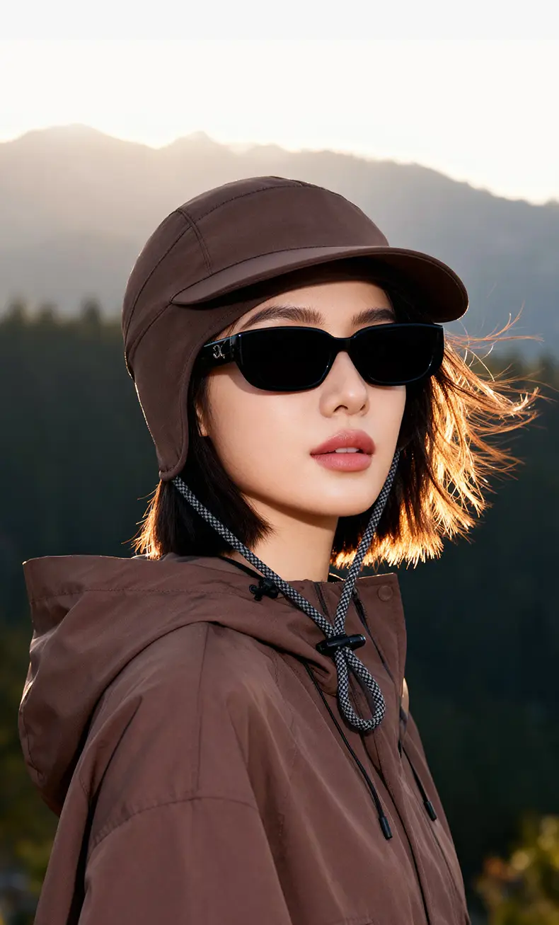 Winter Cycling Hat Velvet Ear Protection Brown — feature 11