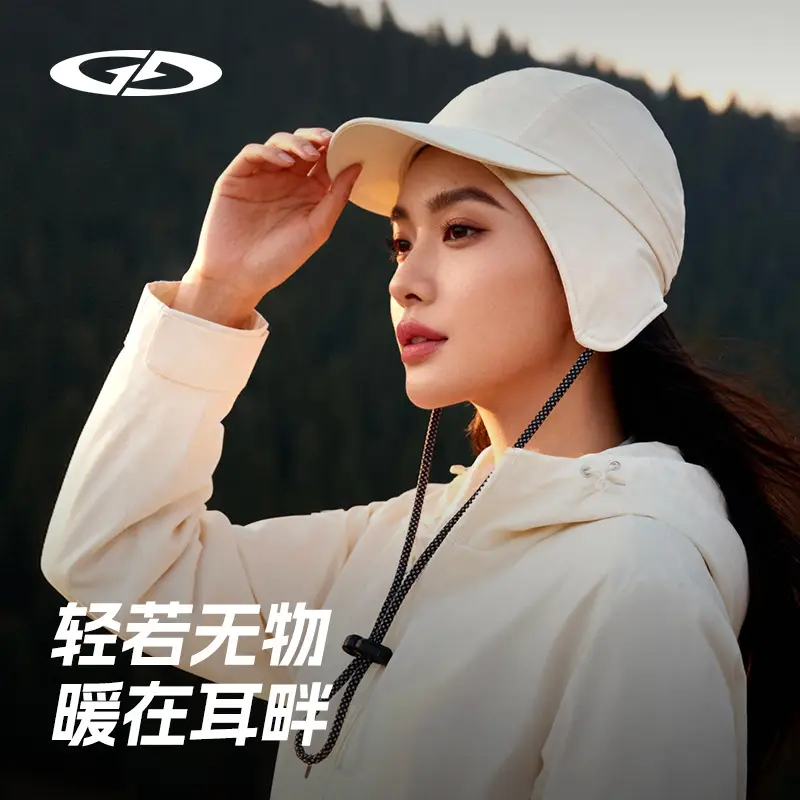 Black Duckbill Hat for Women Winter Hiking Windproof - Image 7