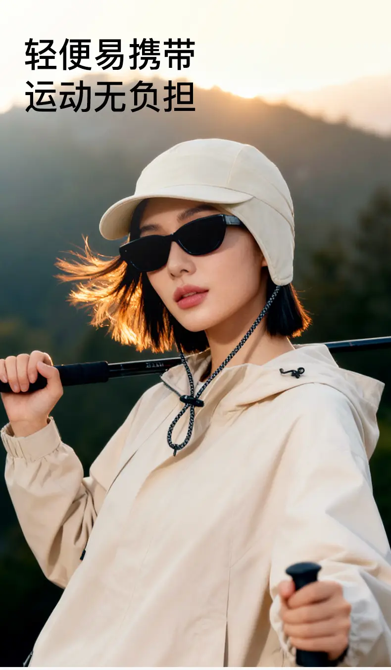 Black Duckbill Hat for Women Winter Hiking Windproof — feature 7