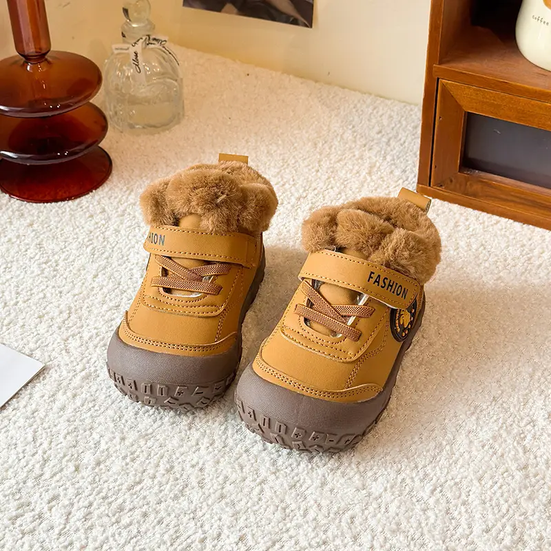 Baby Velvet Winter Sneakers Soft Soles Warm