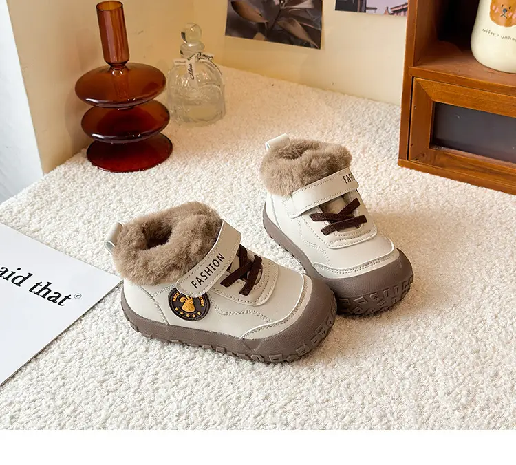 Baby Velvet Winter Sneakers Soft Soles Warm — feature 10
