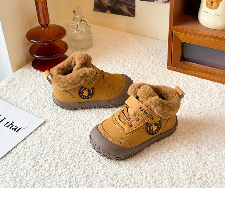 Baby Velvet Winter Sneakers Soft Soles Warm — feature 14