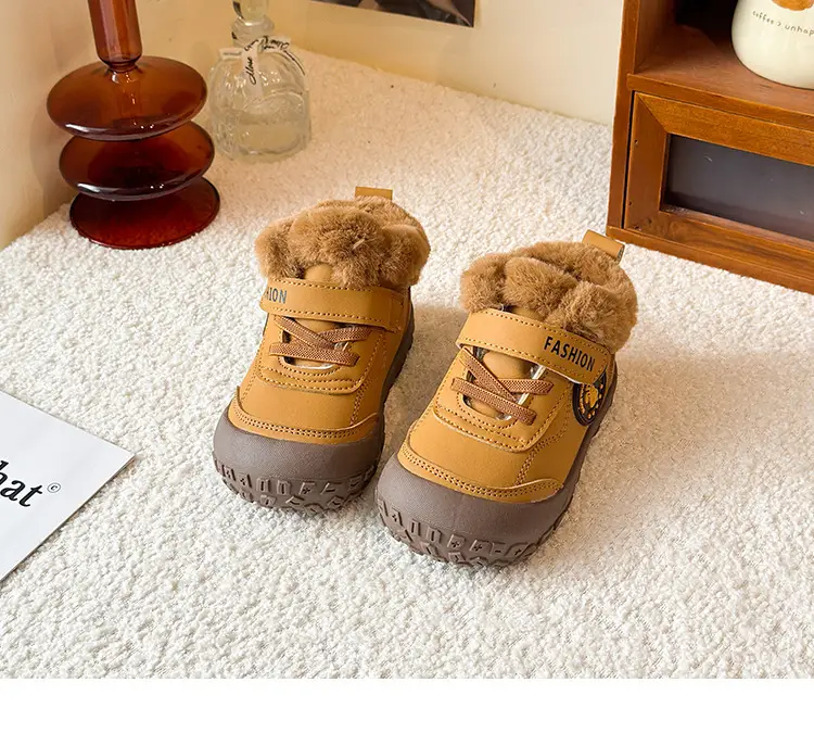 Baby Velvet Winter Sneakers Soft Soles Warm — feature 15