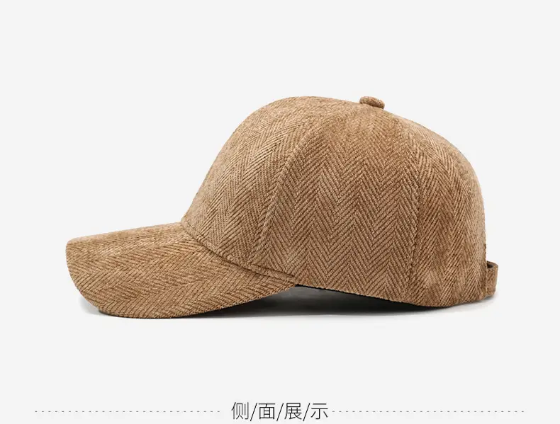Herringbone Cap Small Men Women British Peaked — feature 10