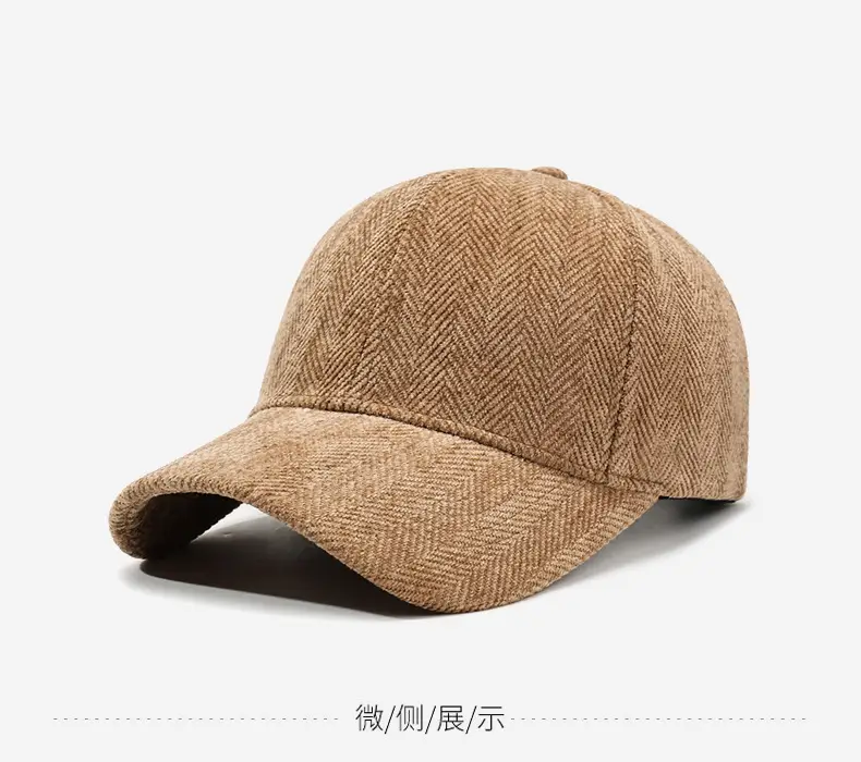 Herringbone Cap Small Men Women British Peaked — feature 9