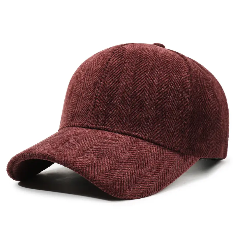 Herringbone Cap Small Men Women British Peaked - Image 3