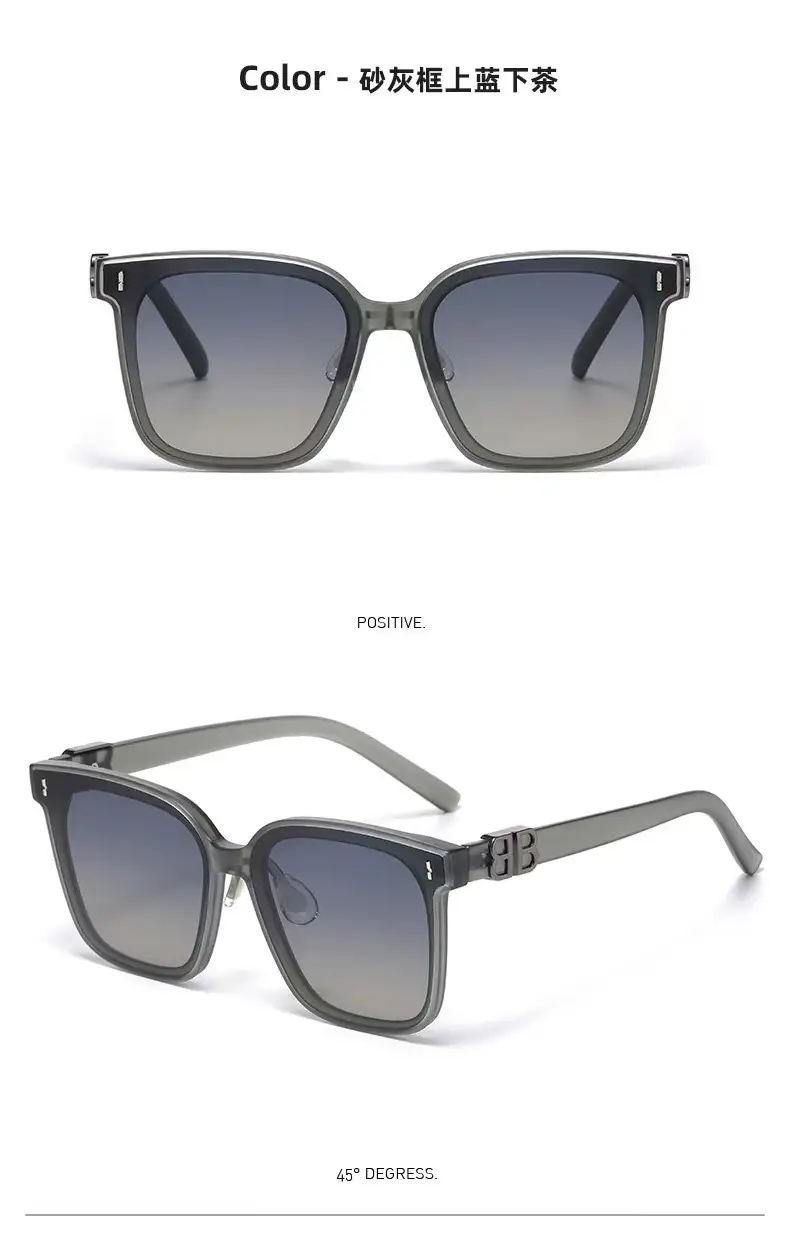 Gm High-End Sunglasses for Women Large Frame UV Protection Driving Sunglasses — feature 16