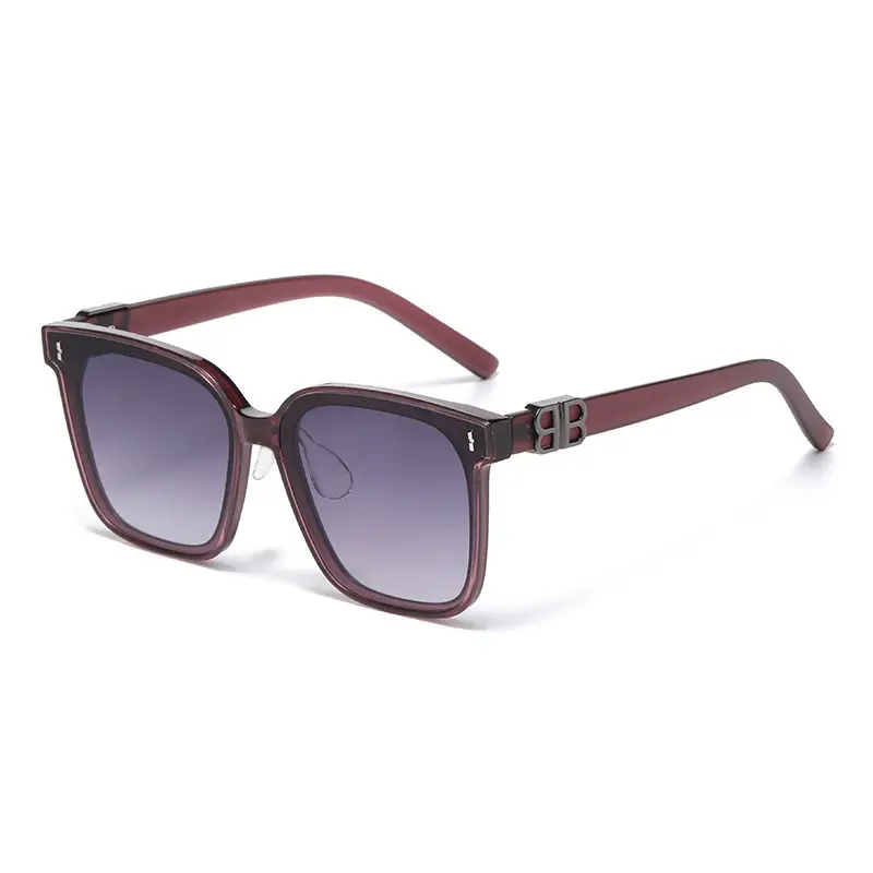 Gm High-End Sunglasses for Women Large Frame UV Protection Driving Sunglasses - Image 5