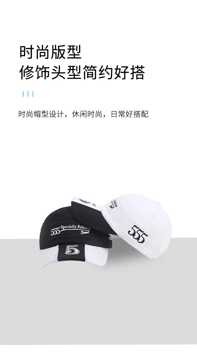 2026 Letter Embroidered Women Hip Hop Cap Black White — feature 5