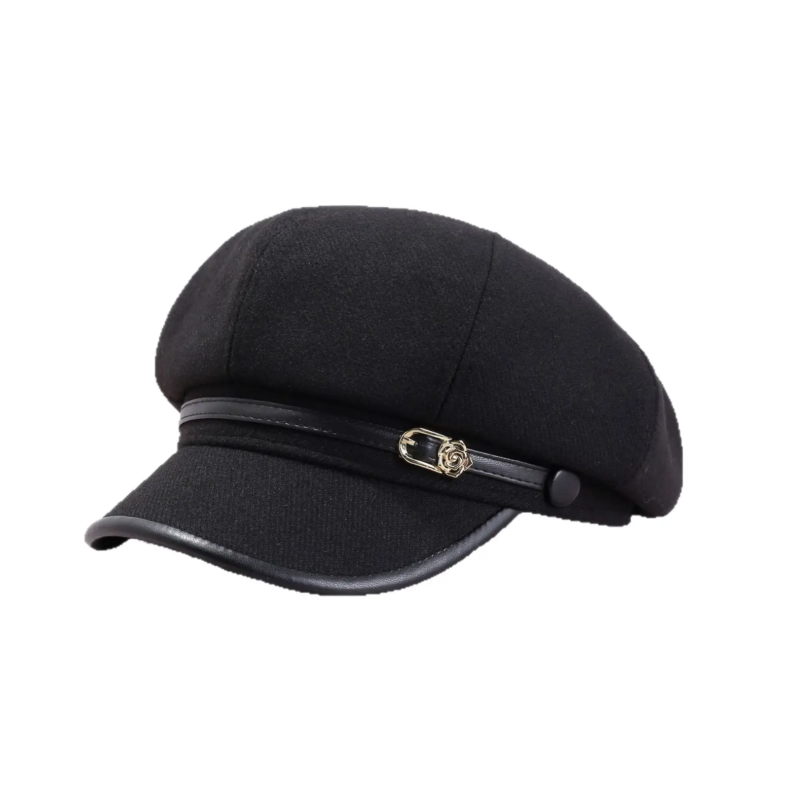 British Duckbill Hat for Men Autumn Winter Wide Bristle - Image 6