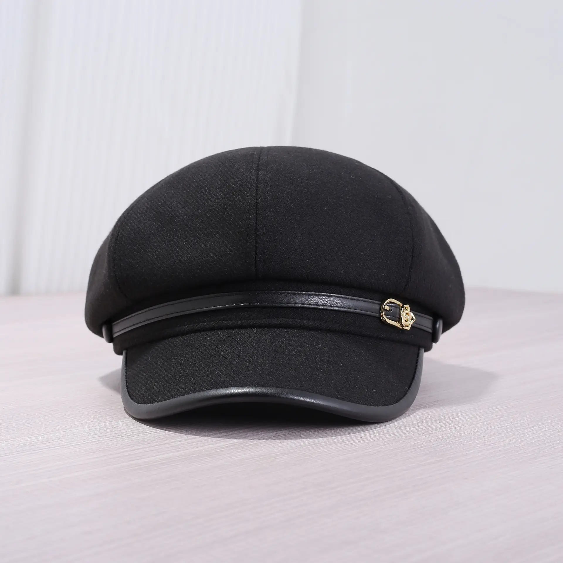 British Duckbill Hat for Men Autumn Winter Wide Bristle — feature 2