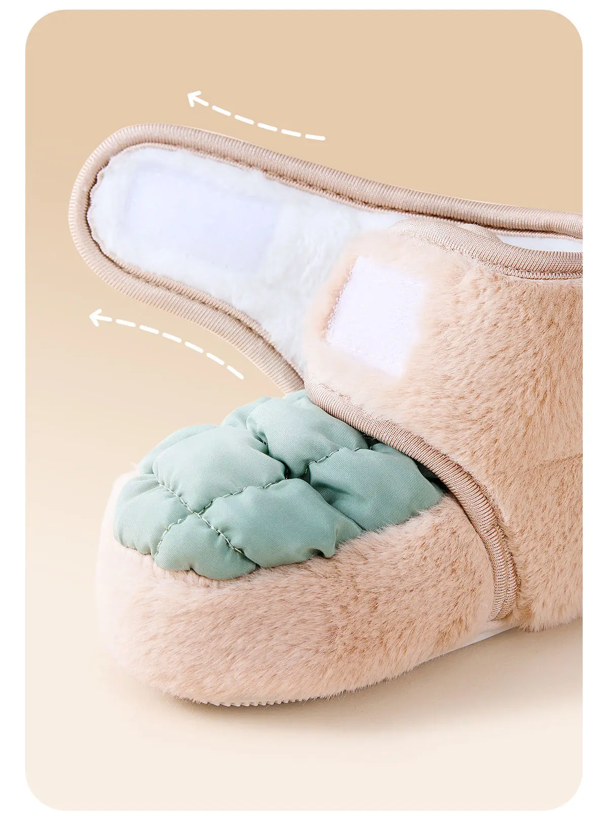 Pink Fleece Baby Shoes for Newborns Warm Winter — feature 8