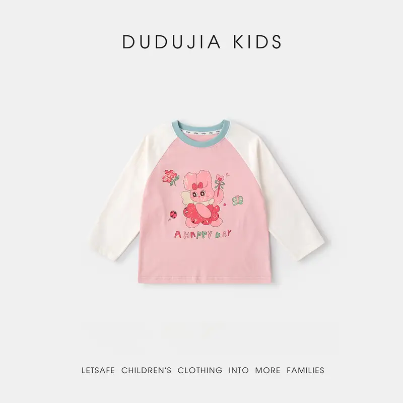 Cute Cartoon Pure Cotton T-Shirts for Kids