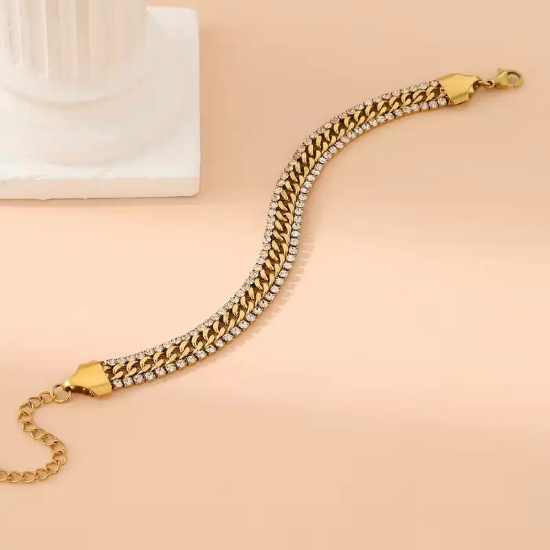 18K Gold Diamond Adjustable Bracelet for Women β feature 3