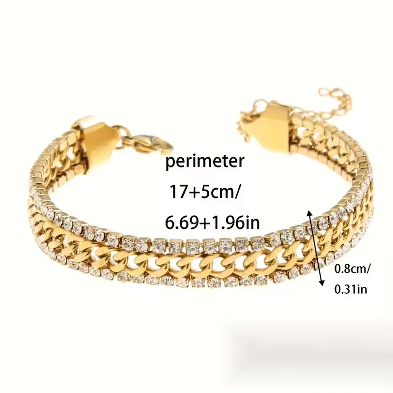 18K Gold Diamond Adjustable Bracelet for Women β feature 4