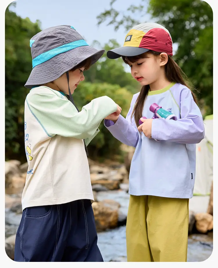 Kids Long Sleeve T-Shirt Sun Protective Spring Clothing — feature 11
