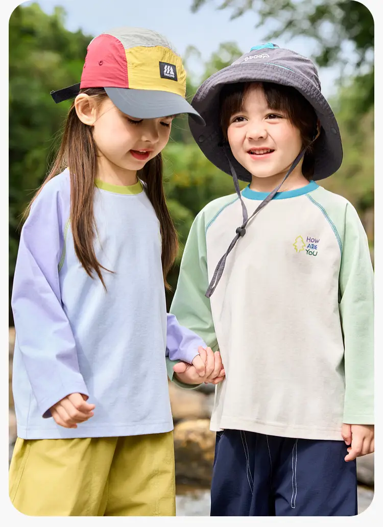 Kids Long Sleeve T-Shirt Sun Protective Spring Clothing — feature 15