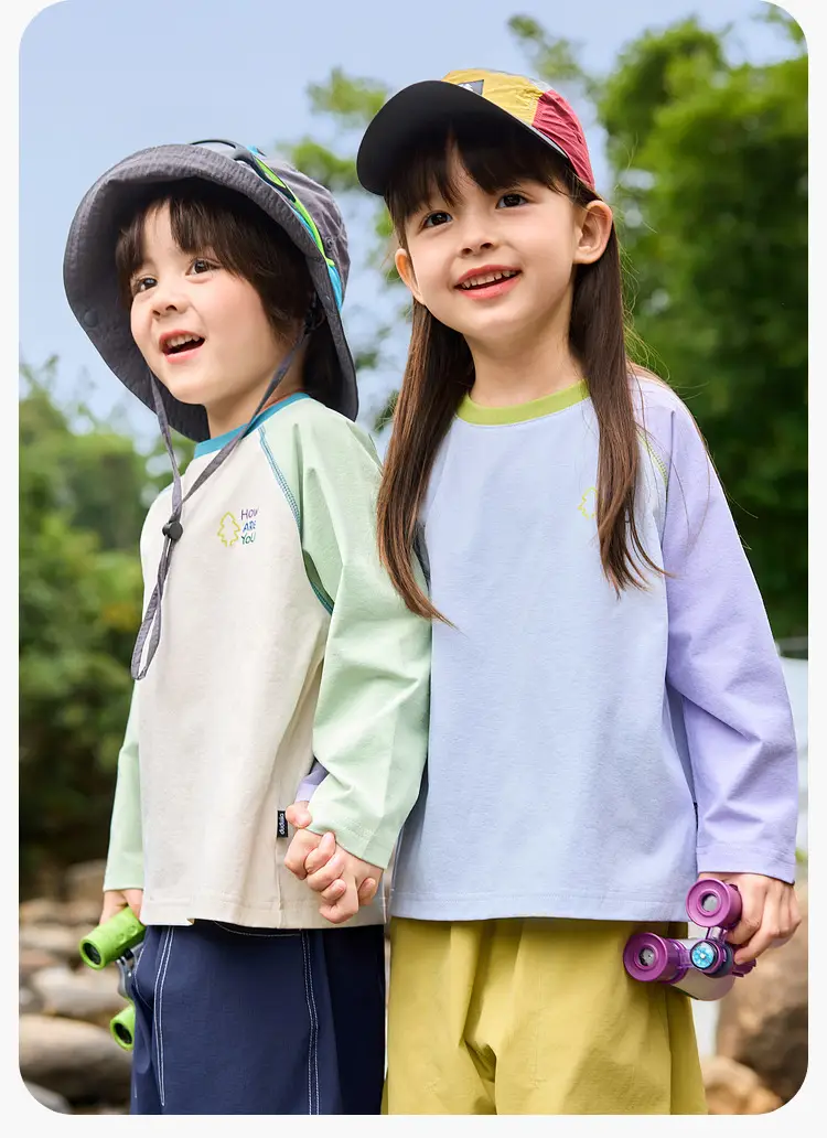 Kids Long Sleeve T-Shirt Sun Protective Spring Clothing — feature 17