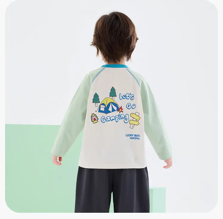 Kids Long Sleeve T-Shirt Sun Protective Spring Clothing — feature 19