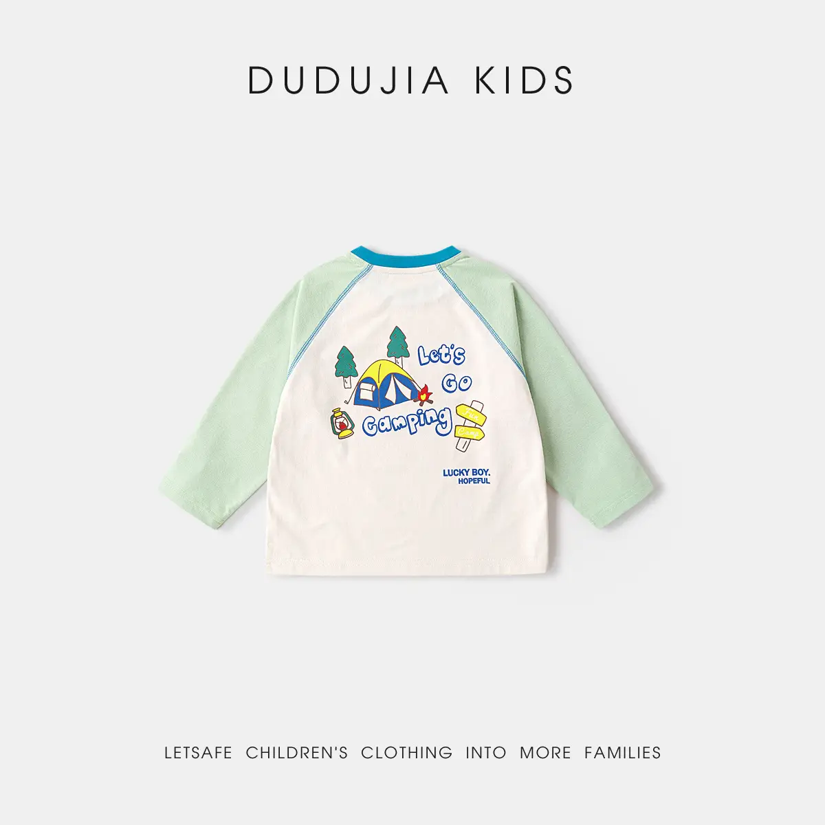 Kids Long Sleeve T-Shirt Sun Protective Spring Clothing - Image 3