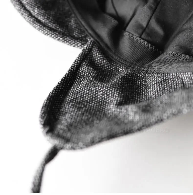Men Winter Tie Ear Hat with Duckbill Cap — feature 12