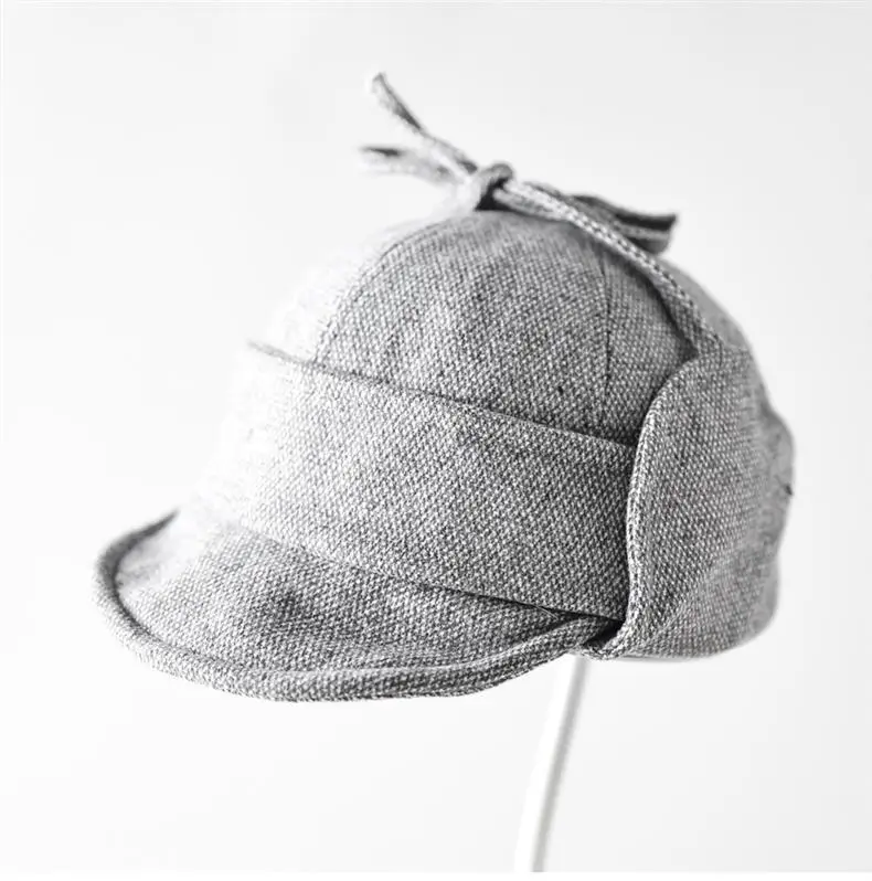 Men Winter Tie Ear Hat with Duckbill Cap — feature 6