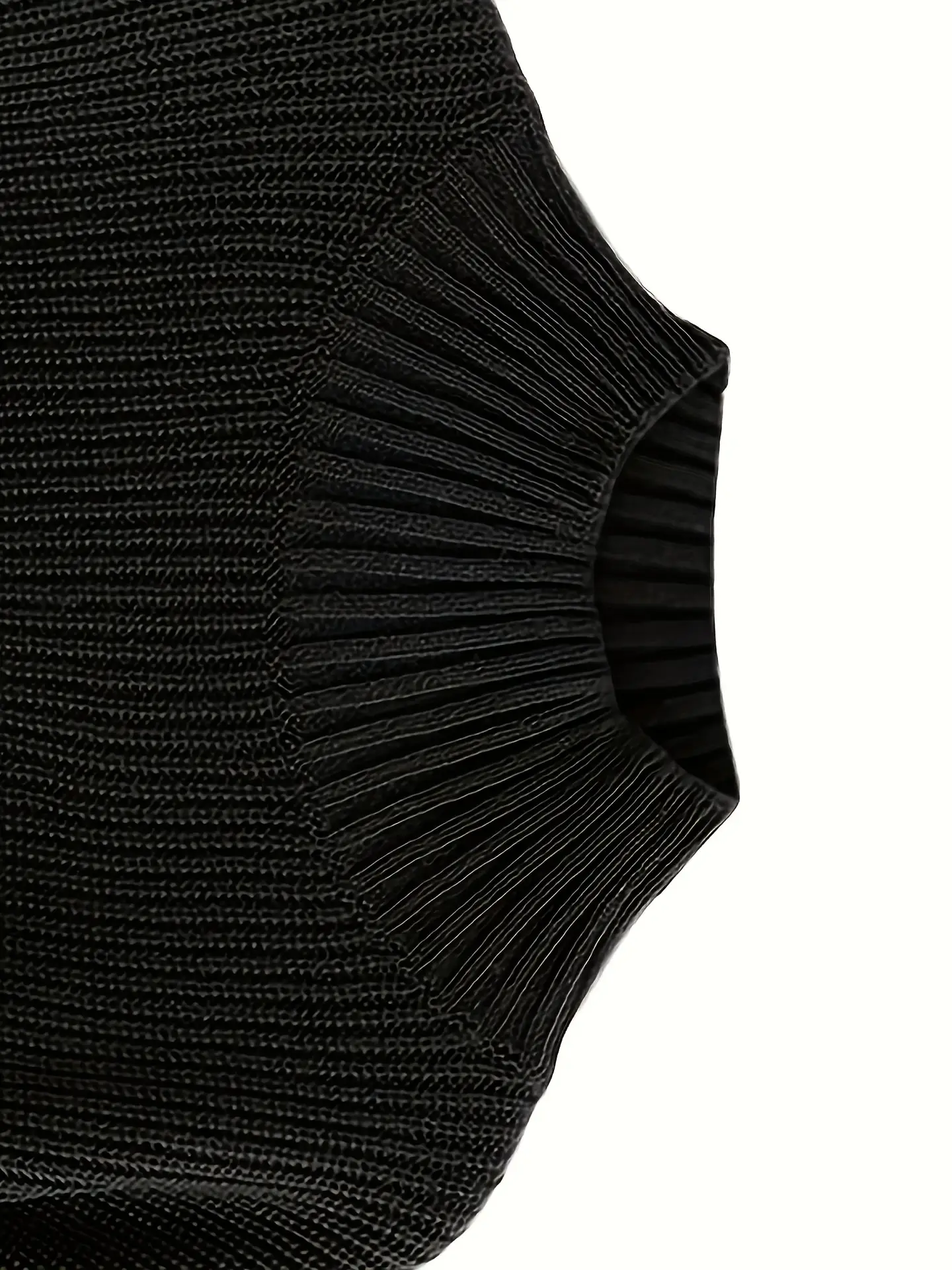 Pink Knitted Cropped Pullover Women's Shirt — feature 3