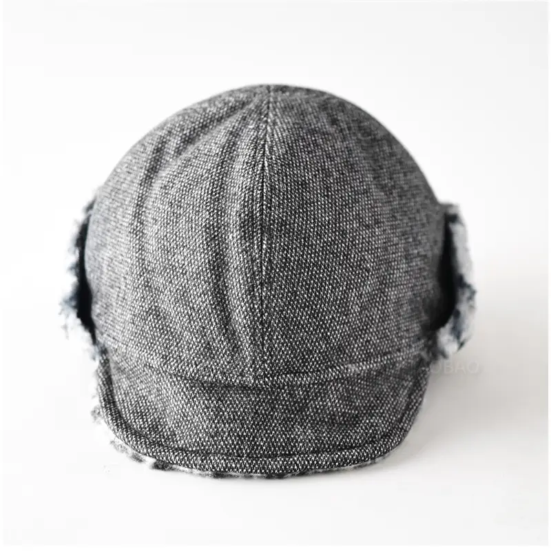 Warm Winter Ear Cap Leopard Print Unisex
