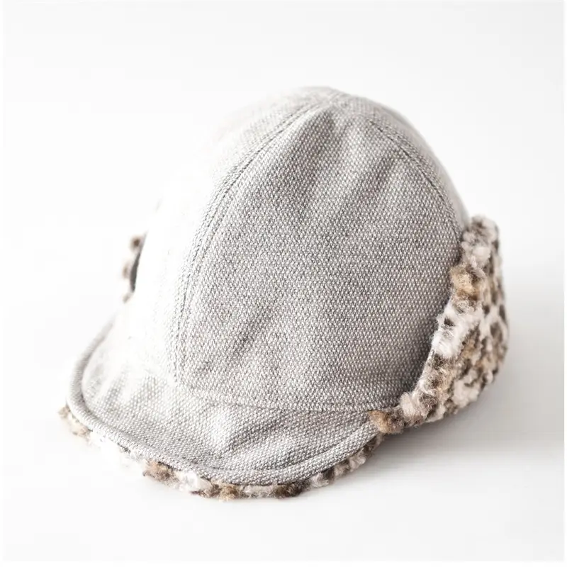 Warm Winter Ear Cap Leopard Print Unisex