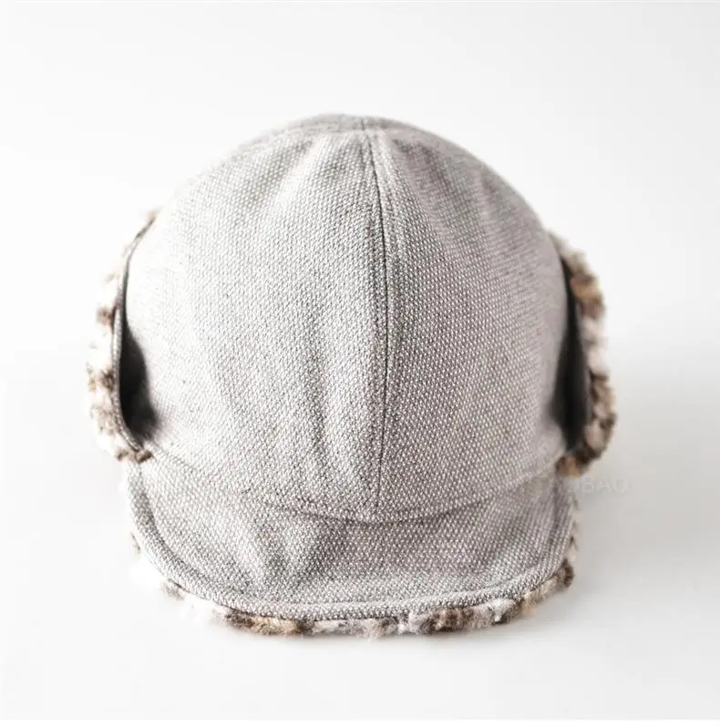 Warm Winter Ear Cap Leopard Print Unisex — feature 1