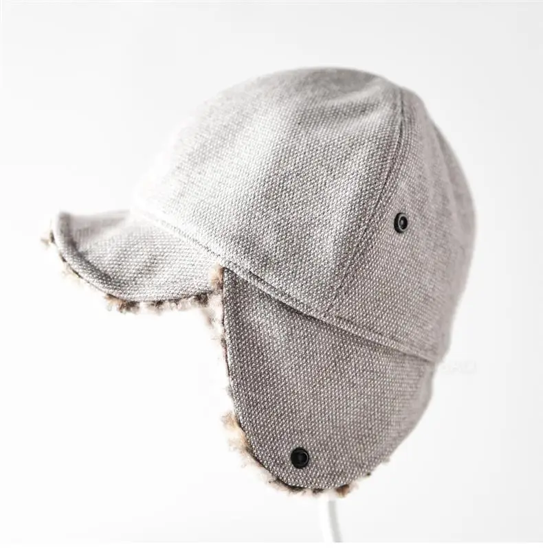 Warm Winter Ear Cap Leopard Print Unisex — feature 13