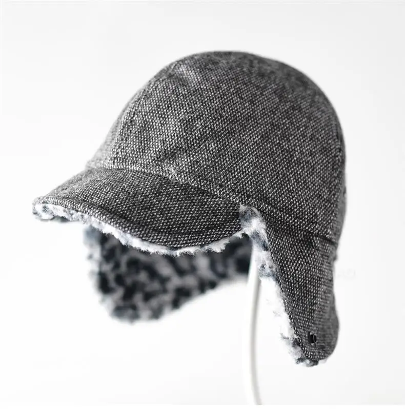 Warm Winter Ear Cap Leopard Print Unisex — feature 5