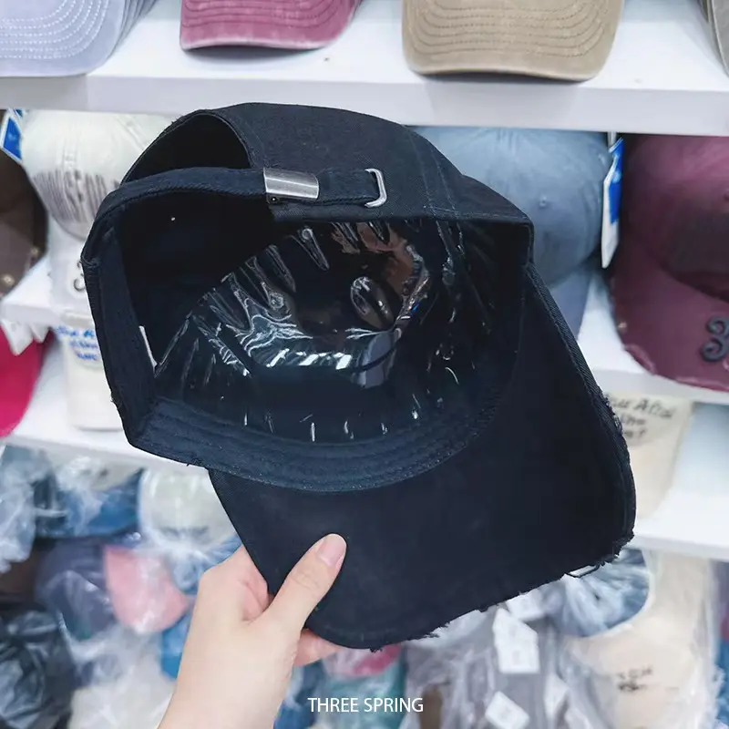Women Letter Distressed Cap Pink 3 Spring — feature 9
