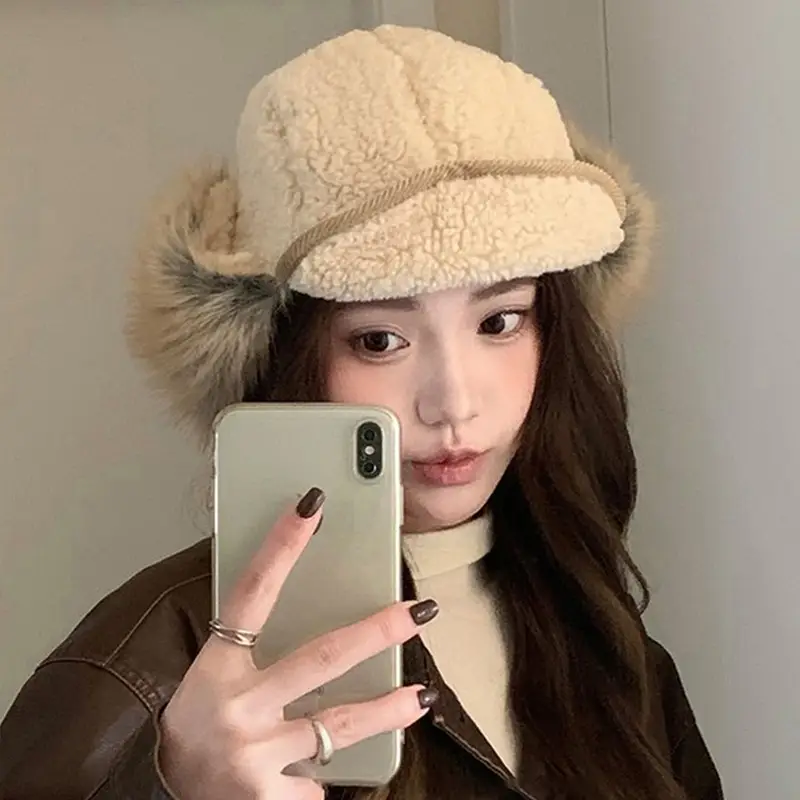 2025 Korean Retro Thunder Hat with Fleece Lined Ear Protection - Image 6