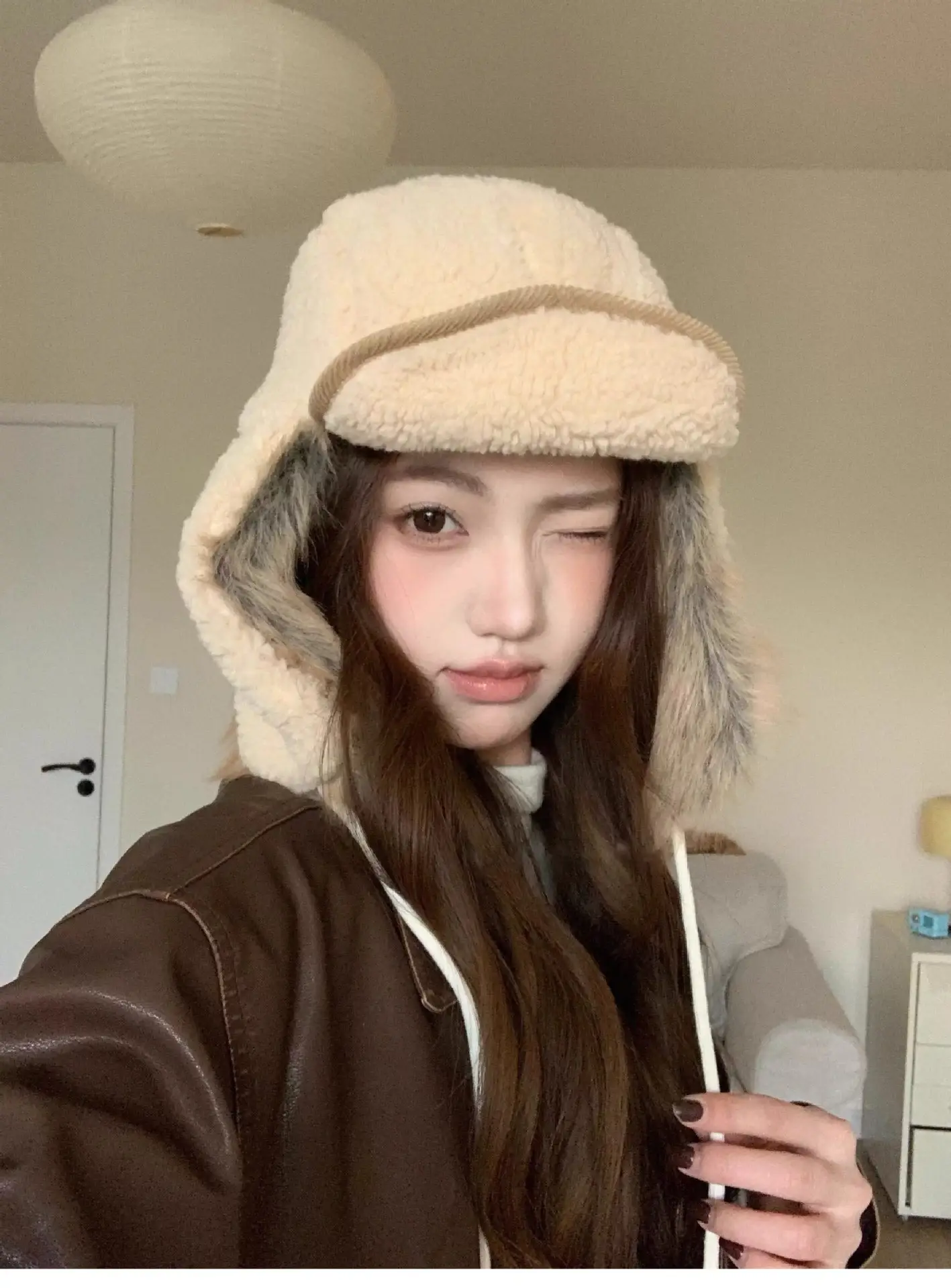2025 Korean Retro Thunder Hat with Fleece Lined Ear Protection — feature 14