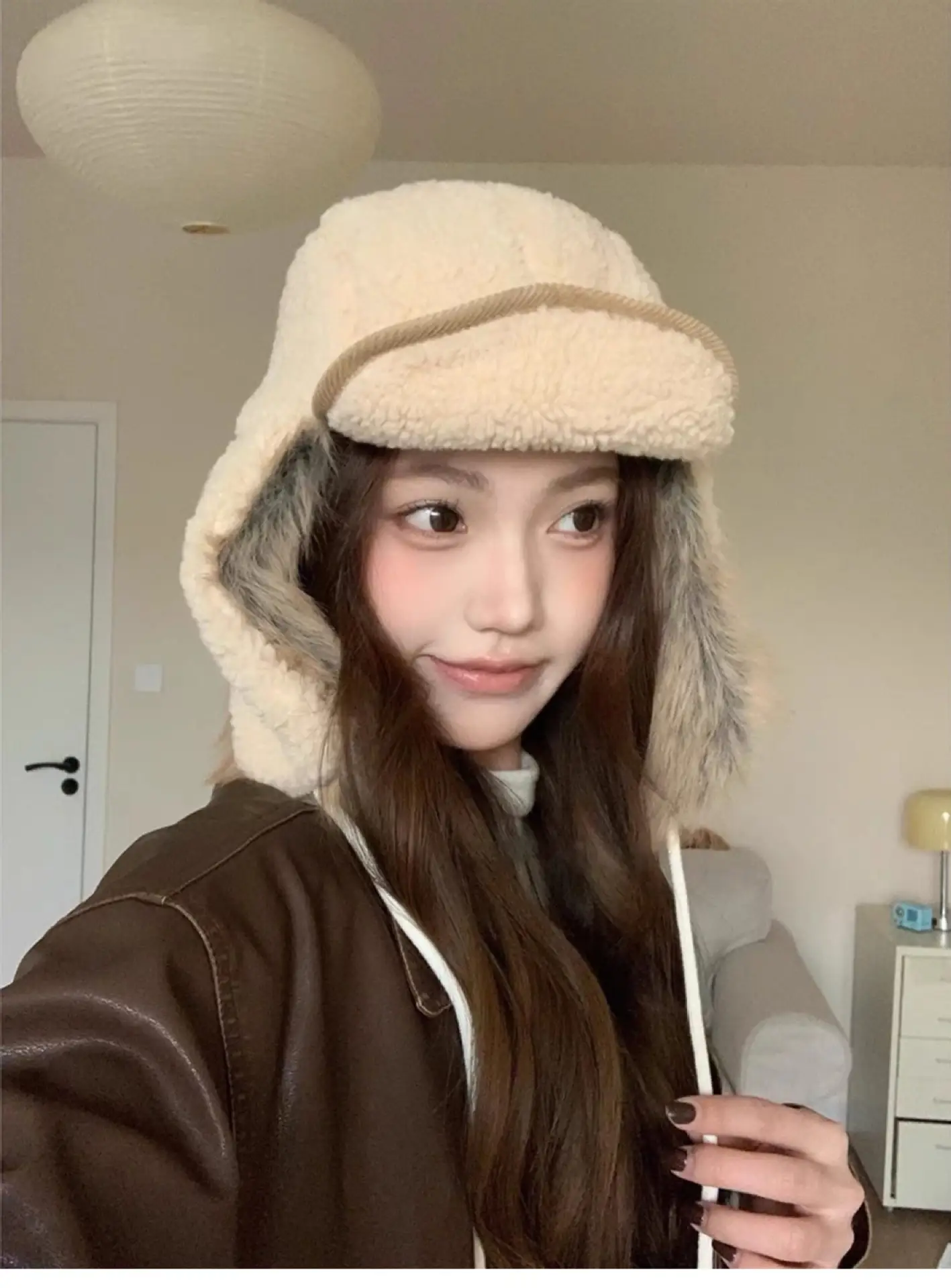 2025 Korean Retro Thunder Hat with Fleece Lined Ear Protection — feature 8