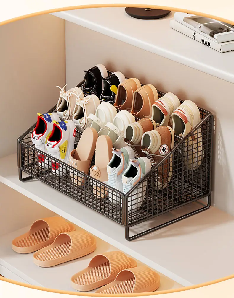 Metal Shoe Rack for Kids Room Storage 24cm x 22cm — feature 2