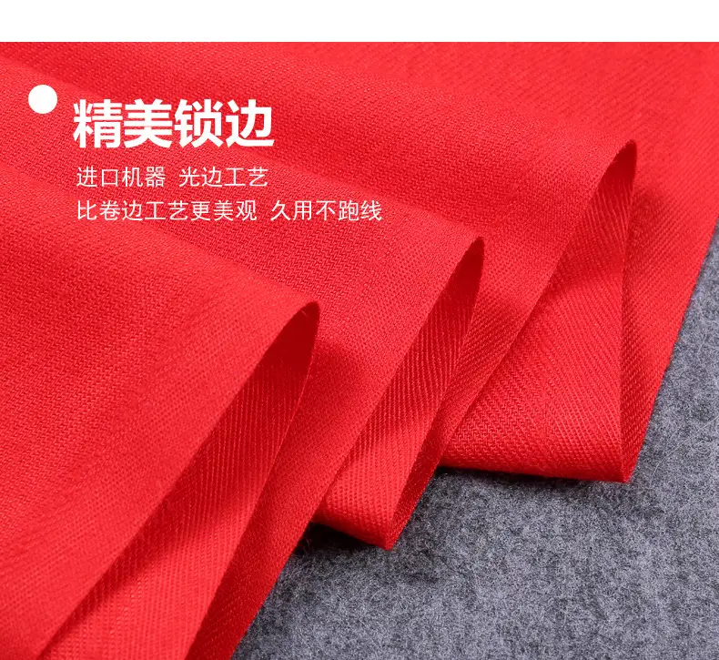 2026 Autumn/Winter Cashmere Gift Red Scarf with Logo, Annual Meeting Red Scarf, Shawl, Neck Warmer with Printed Text and Embroidery Wholesale — feature 14