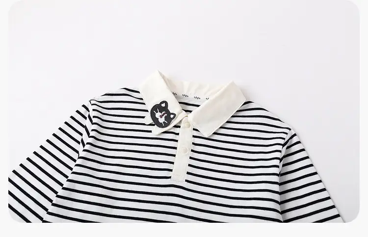 Duduja Kids Striped Cotton T-Shirt Spring — feature 30